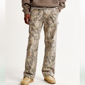Abercrombie & Fitch Baggy Workwear Pant in Camo